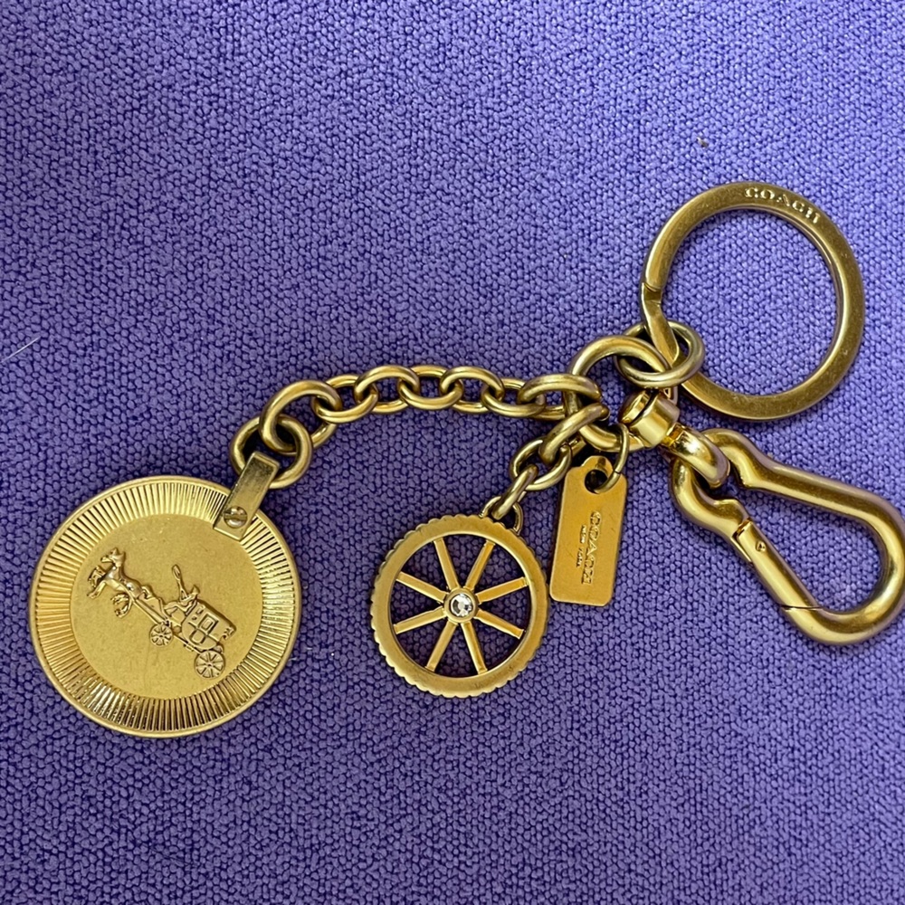 Coach key chain or purse charm
